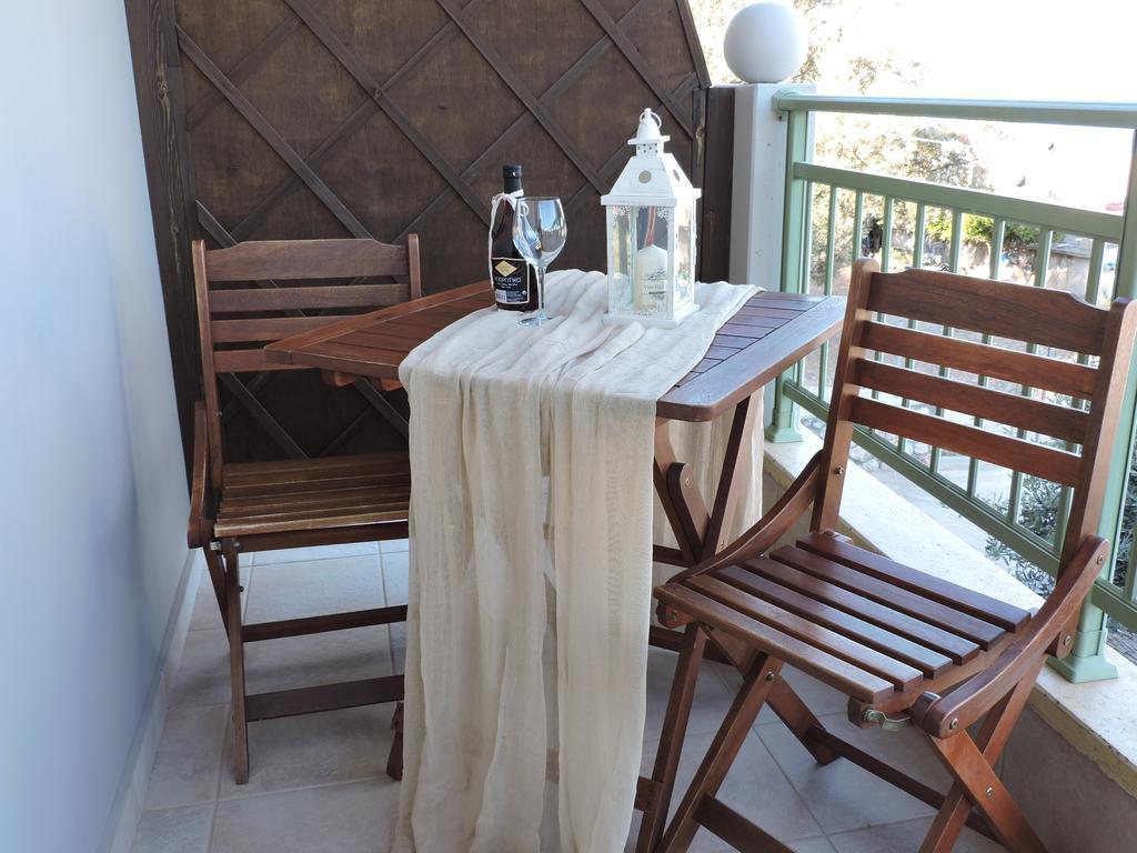 Ferienwohnung Aroma Stegna Sea Exterior foto